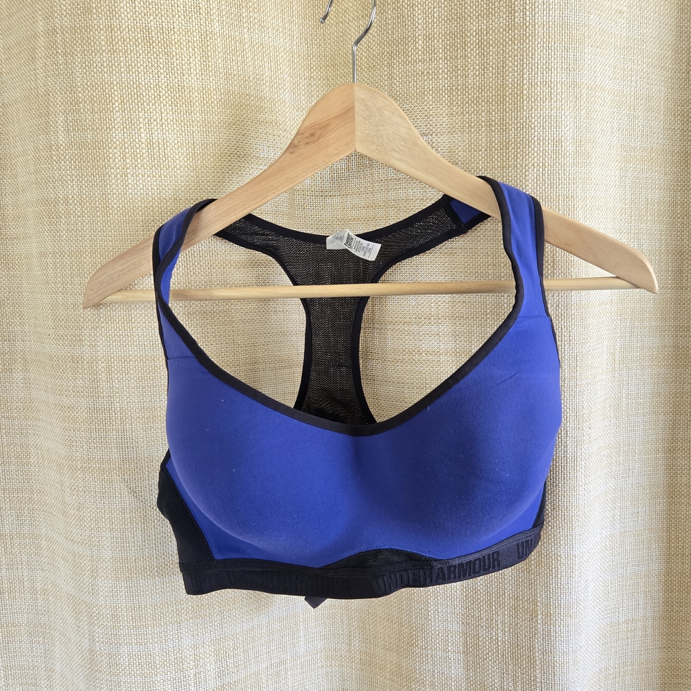 Under Armour Women's Vibrant Blue Sports Bra